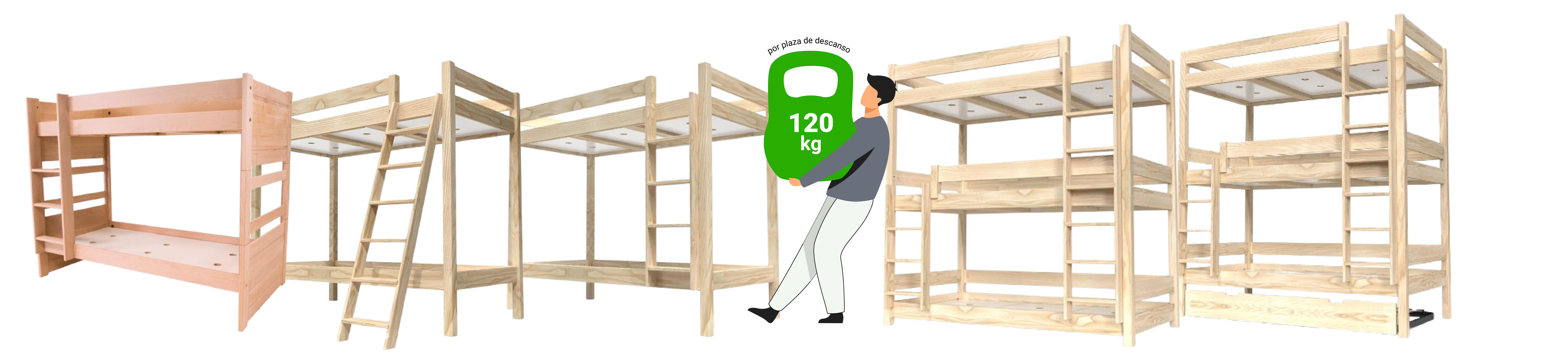 Peso máximo de la litera